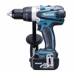 Makita DDF458RTJ, Perceuse à poignée pistolet, 1,3 cm, 7,6 cm, 1,3 cm, 1,5 mm, 400 tr/min
