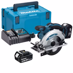 Scie circulaire sans fil Makita DSS610RTJ; 18 V; 2x5,0 Ah accu.