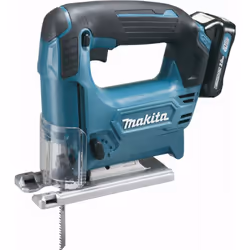 Scie sauteuse 12 V CXT Li-Ion 2 Ah MAKITA - 2 batteries, chargeur, coffret - JV101DSAJ - Grande maniabilité , machine bien éq ...