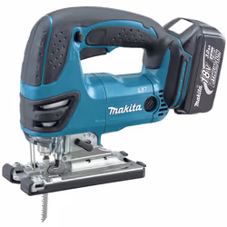 Makita DJV180RTJ, Poignée supérieure, Noir, Bleu, 45°, Deep discharge, Surchauffe, Surcharge, 2600 spm, 13,5 cm