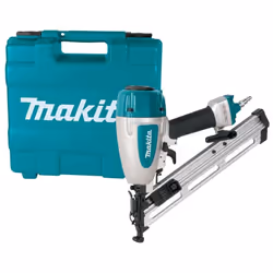Description générale Cloueur pneumatique Makita AF635, puissant et léger, idéal pour les sols, escaliers et huisseries. Ce mo ...