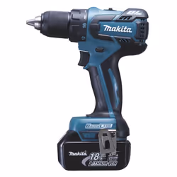 Makita DDF459RF4J, Perceuse à poignée pistolet, 1,3 cm, 3,8 cm, 1,3 cm, 1,5 mm, 400 tr/min