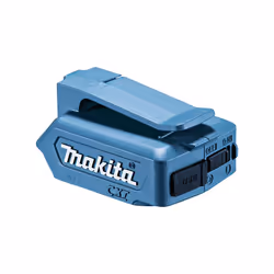 Adaptateur chargeur USB ADP06 10.8V MAKITA - DEAADP06 - Adaptateur USB avec clip de ceinture pour accu 10.8V. Equipé d'un por ...