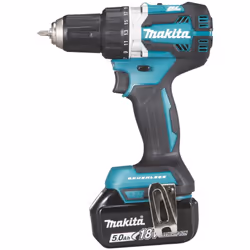 Makita DDF484RTE, Perceuse à poignée pistolet, Noir, Bleu, 2000 tr/min, 3,8 cm, 1,3 cm, 500 tr/min