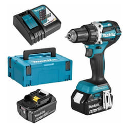 Makita DDF484RTJ perceuse Sans clé 1,6 kg Noir, Bleu