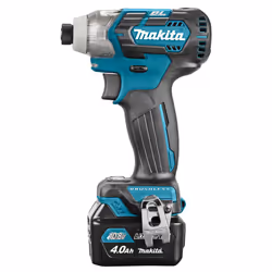Makita TD111DSMJ, Douille à choc, Noir, Bleu, Gris, 1/4", 135 N·m, 1300 tr/min, 3000 tr/min