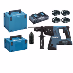 Description générale Le perforateur burineur Makita DHR264PT4J est un outil polyvalent alliant puissance et performance. Avec ...