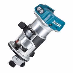 Makita DRT50ZX4, Ébarbeur rotatif, Métal, Plastique, 6 mm, Bleu, Acier inoxydable, Cylindre, Croix