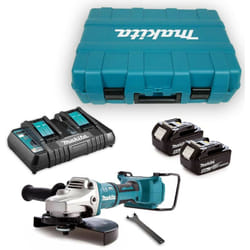 Makita - Meuleuse d'angle 36V lxt Ø230 mm (2x5,0 Ah) en coffret DGA900PT2