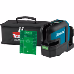 Makita SK105GDZ, 80 m, 3 mm/m, 4°, Noir, Bleu, 1/4,5/8", IP54