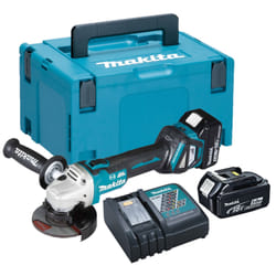 Meuleuse d'angle Makita DGA513RTJ; 18 V; 2x5,0 Ah accu.