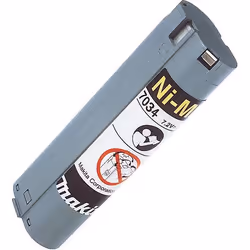 Makita Ni-MH 7034 9.6V, Batterie, Hybrides nickel-métal (NiMH), 2,6 Ah, 7,2 V, Gris, 1 pièce(s)