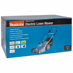 Makita ELM4620 tondeuse à gazon Secteur Noir, Bleu - Vue supplémentaire 11