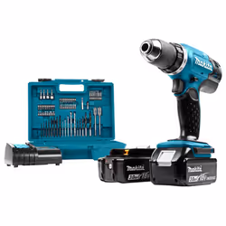 Makita DDF453SFX1 perceuse 1300 tr/min 2 kg Noir, Bleu