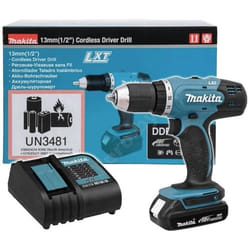 Perceuse-visseuse sans fil Makita DDF453SYX5 DDF453SYX5 18 V 1.5 Ah Li-Ion + batterie + chargeur