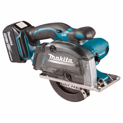 Makita DCS552RTJ, Métal, Noir, Couleur menthe, Sans brosse, 13,6 cm, 3600 tr/min, 5,05 cm