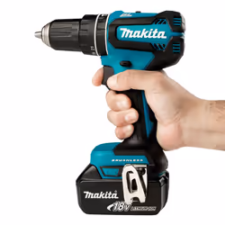 Makita DHP485Z perceuse Sans clé 1,1 kg Noir, Bleu