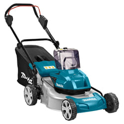 Makita DLM460PT2 tondeuse à gazon Marcher derrière un tracteur tondeuse Batterie Noir, Bleu, Gris