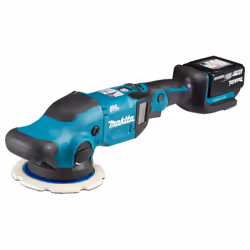 Makita DPO600TKX1, Ponceuse orbitale aléatoire, Noir, Bleu, Sans brosse, 780 tr/min, 6800 OPM, 5,5 mm