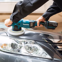 Makita DPO600TKX1 ponceuse portative Ponceuse orbitale aléatoire 780 tr/min 6800 OPM Noir, Bleu