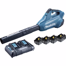 Souffleur de feuilles sans fil Makita DUB362PT4; 2x18 V; 4x5,0 Ah accu.