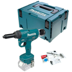 Makita - Riveteuse 18 v Li-Ion bl ø 6,4 mm (Produit seul) DRV250ZJ