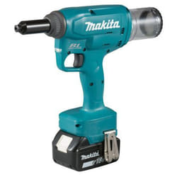 Makita DRV150RFJ outil de rivetage électrique Noir, Bleu 2.4,4.8 mm 10 kN