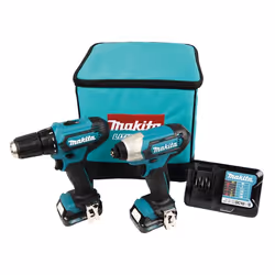 Ensemble d'outils Makita CLX224A (DF333D + TD110D); 12 V; 2x2,0 Ah accu.
