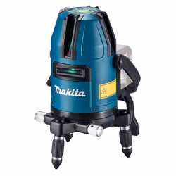 Makita SK40GDZ, 10 m, 1 mm/m, 4°, 515 nm (< 1 mW), Niveau de ligne, Noir, Bleu