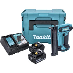 Cloueur lxt Makita avec 2 batteries 18V 5.0Ah - chargeur - MakPac - DFN350RTJ