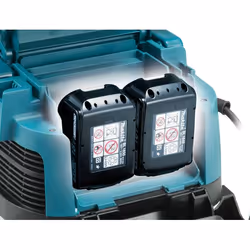 Makita DVC150LZ Aspirateur à cendres 15 L Bleu, Blanc - Vue supplémentaire 2