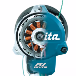 Makita DUR368LZ débroussailleuse et coupe-bordure 35 cm Batterie Noir, Bleu