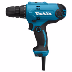 Makita DF0300 perceuse 1500 tr/min Sans clé 1,2 kg Noir, Bleu