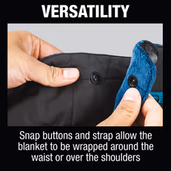 Makita DCB200A couverture et coussin chauffant Couverture chauffante Noir Polyester - Vue supplémentaire 12