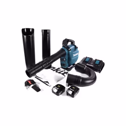 Makita DUB363PT2V, Souffleur à main, Noir, Bleu, Souffleuse, Electrique, 7850 tr/min, 18 V
