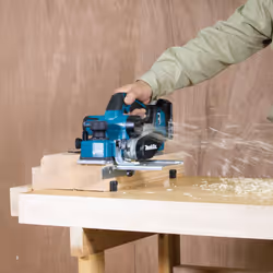 Makita DKP181RTJ rabot électrique Noir, Argent, Bleu 12000 tr/min - Vue supplémentaire 8