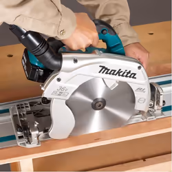 Makita DHS900ZKU scie circulaire portative 23,5 cm Noir, Bleu 4500 tr/min
