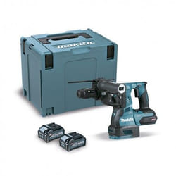 Marteau perforateur Makita HR002GM202; 2,9 J; SDS-Plus; 40 V; 2x4,0 Ah accu.