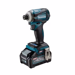 Makita TD001GM201, Visseuse à percussion, Poignée de pistolet, 1/4", Mandrin à libération rapide, Noir, Vert, 3700 tr/min
