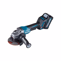 Makita GA013GM201, 8500 tr/min, 12,5 cm, Batterie, 4 Ah, 3,6 kg