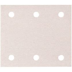 Papier de verre pour ponceuse orbitale 114x102 mm; P120; 10 unités