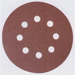 Papier de verre Velcro soutenu 125 mm; K180; 10 unités
