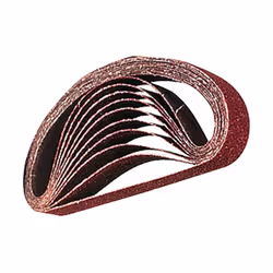 Ceinture de ponçage pour ponceuse à bande 30x533 mm; K60; 5 unités