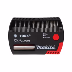 Makita P-53768, 11 pièce(s), Torx, 1.5/ 2.0/ 2.5/ 3.0/ 4.0/ 5.0/ 6.0/ 8.0x25 mm, 25 mm