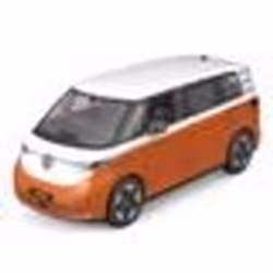 Maisto 1/24 VOLKSWAGEN ELECTRIC VAN - Orange et blanche, Modèle de fourgon, Pré-assemblé, 1:24, Volkswagen ID Buzz 2023, Unis ...
