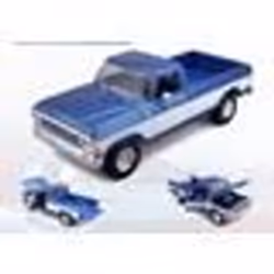 Maisto 1/20 FORD F150 PICK-UP - Bleu et blanche, Modèle de pick-up, Pré-assemblé, 1:18, 1979 Ford F-150 Pick-up, Unisexe, Ble ...