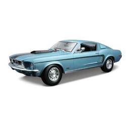 MAISTO Vehicule de collection - 1/18 - Ford Mustang GT Cobra Jet - Blanc - 1968