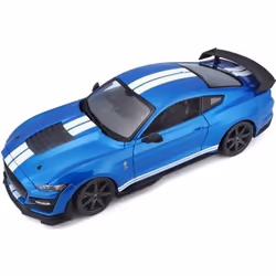 Véhicule miniature MAISTO 1/18 Ford SHELBY - Bleue et blanche - Intérieur - Garçon - 3 ans et plus