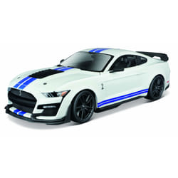 Maisto 1/18 MUSTANG SHELBY GT 500 - Blanche et bleue