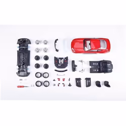 Kit métal Maisto - Ford Mustang GT 2015 - Véhicule à monter - Rouge